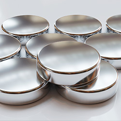 Stack of shiny Superalloys